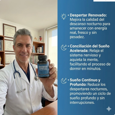 Magnesio Complex - Recupera Tu Sueño O Te Regresamos Tu Dinero