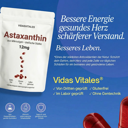 Astaxanthin - Feel Younger And Look Younger In 30 Days Or Your Money Back.